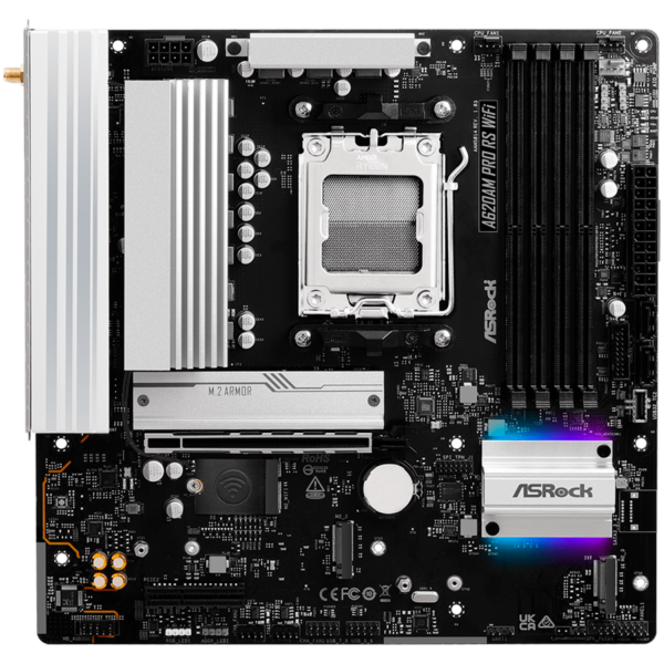 Asrock Дънна платка настолна (A620AM PRO RS WIFI)