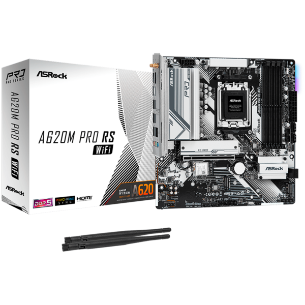 Asrock Дънна платка настолна (A620M PRO RS WIFI)