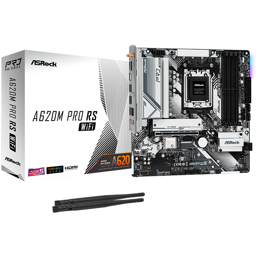 Asrock Дънна платка настолна (A620M PRO RS WIFI)