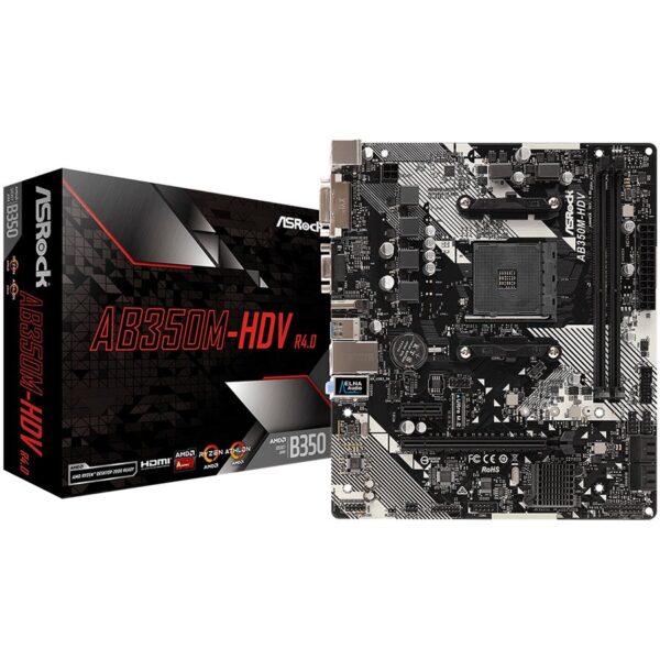 Asrock Дънна платка настолна (AB350M-HDV_R4.0)