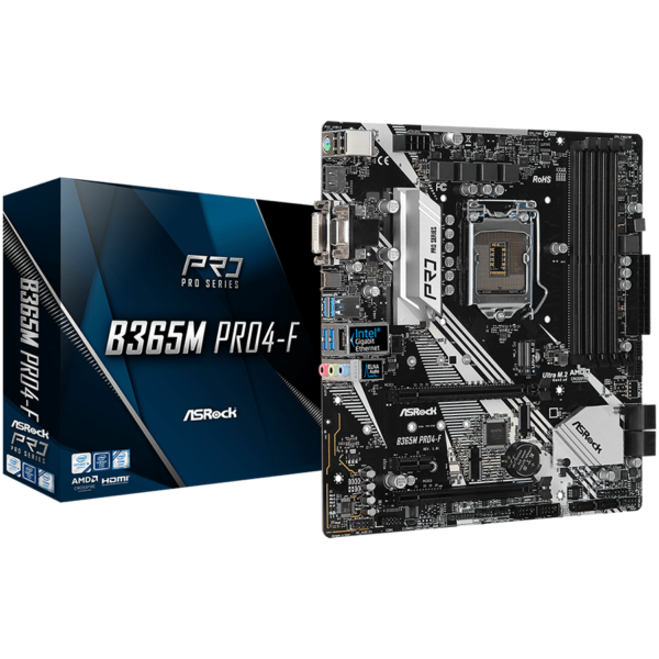 Asrock Дънна платка настолна (B365M_PRO4-F)