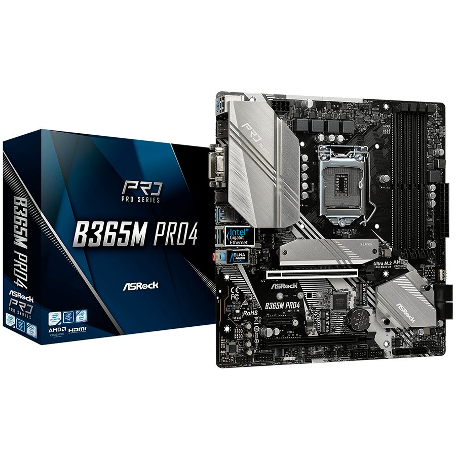 Asrock Дънна платка настолна (B365M_PRO4)