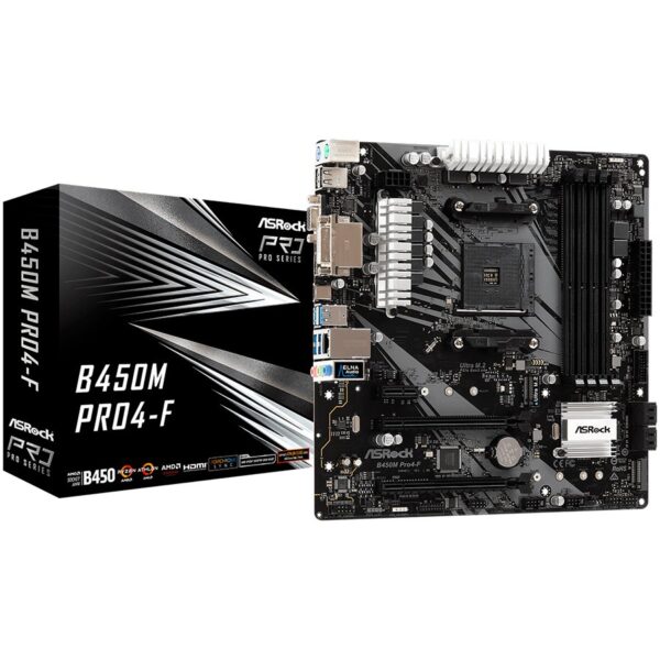 Asrock Дънна платка настолна (B450M_PRO4-F)