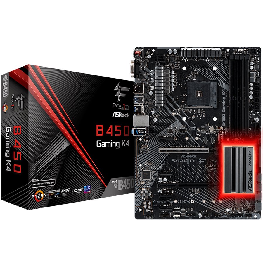 Asrock Дънна платка настолна (B450_GAMING_K4)