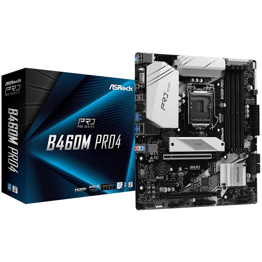 Asrock Дънна платка настолна (B460M_PRO4)