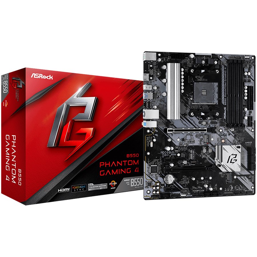 Asrock Дънна платка настолна (B550 PHANTOM GAMING 4)