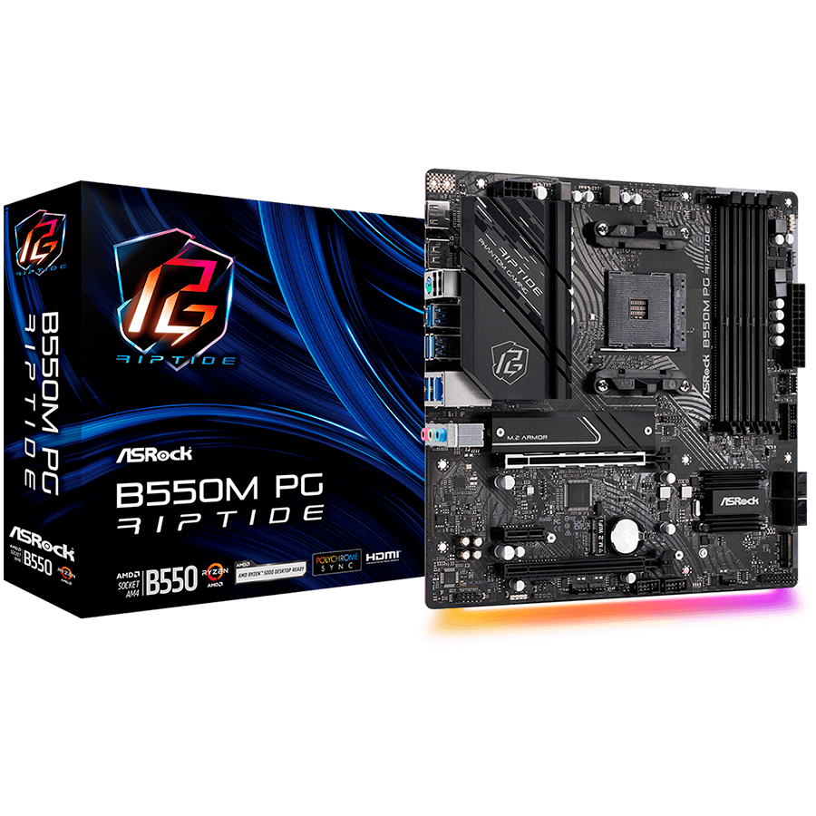 Asrock Дънна платка настолна (B550M PG RIPTIDE)