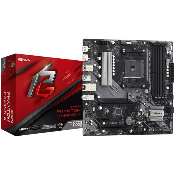 Asrock Дънна платка настолна (B550M PHANTOM GAMING 4)