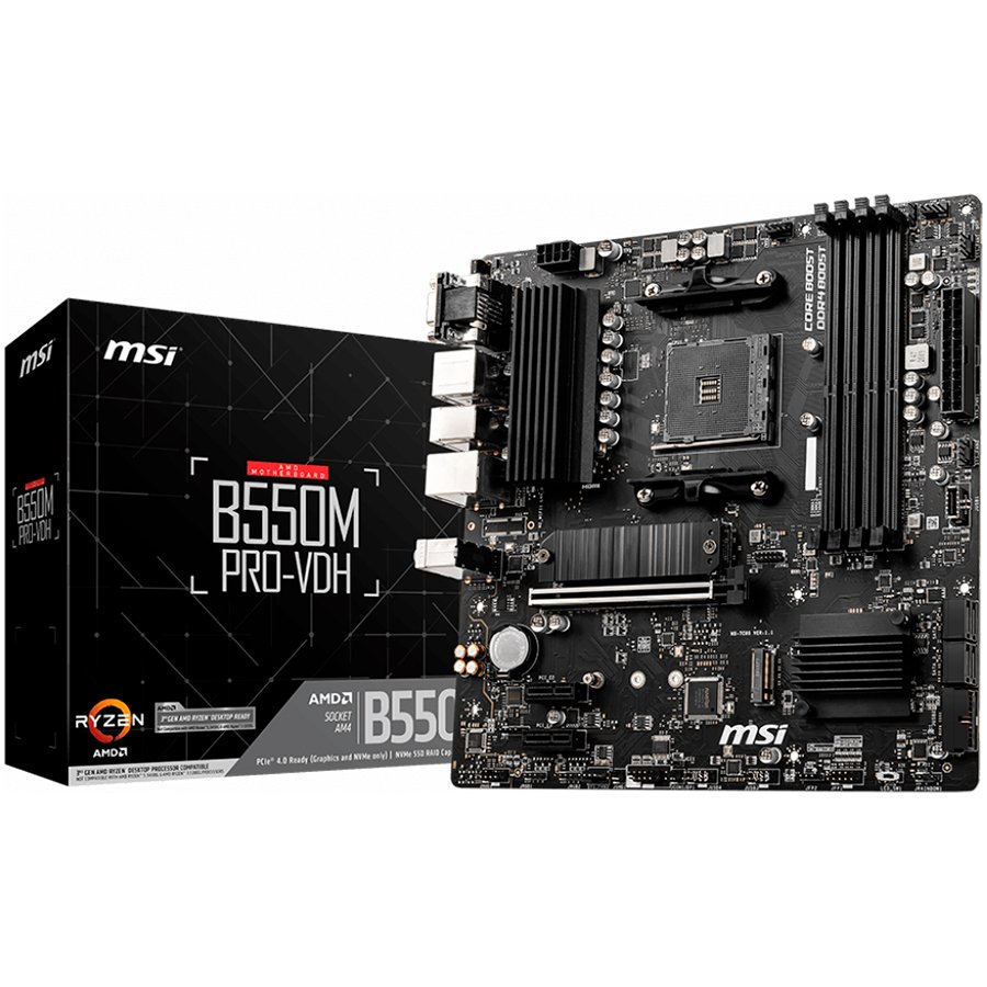 Msi Дънна платка настолна (B550M_PRO-VDH)