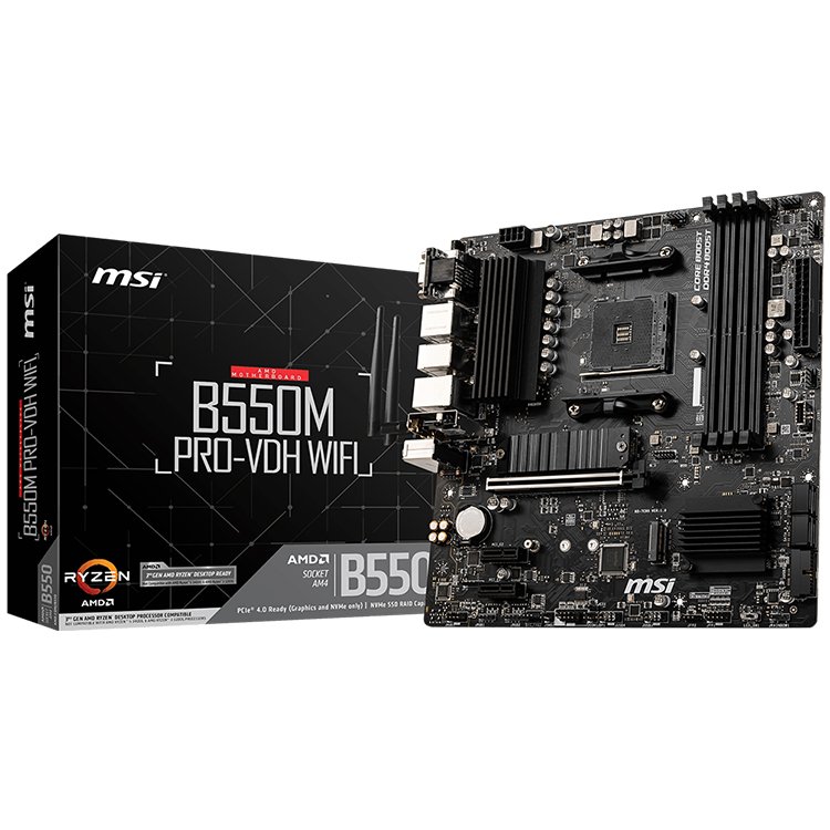 Msi Дънна платка настолна (B550M_PRO-VDH_WIFI)