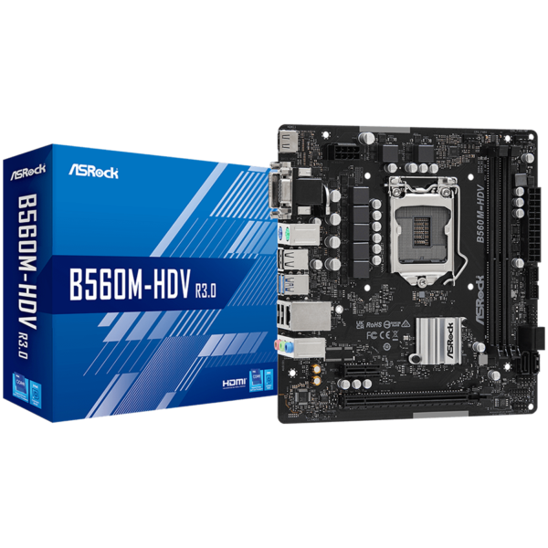 Asrock Дънна платка настолна (B560M-HDV R3.0)