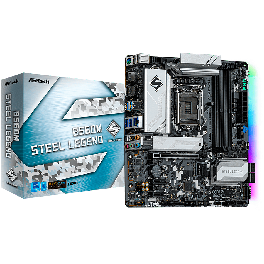 Asrock Дънна платка настолна (B560M STEEL LEGEND)