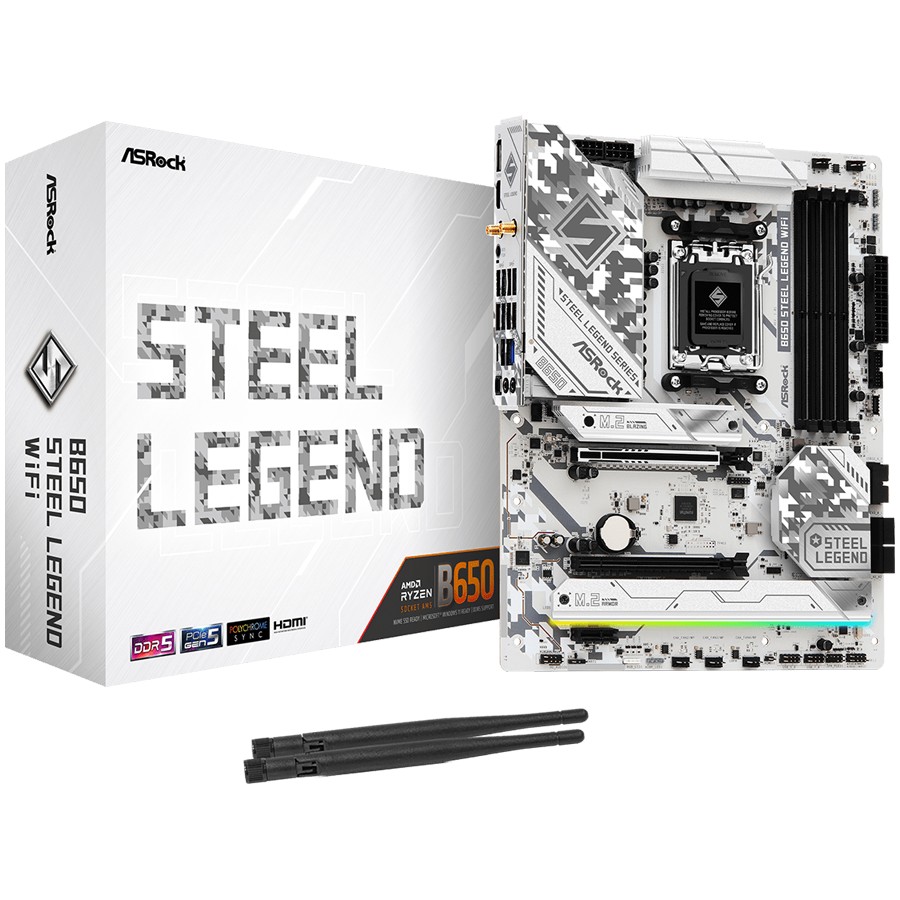 Asrock Дънна платка настолна (B650 STEEL LEGEND WIFI)