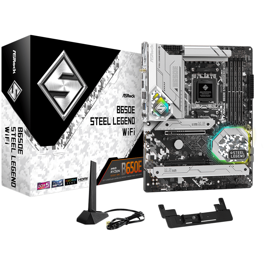 Asrock Дънна платка настолна (B650E STEEL LEGEND WIFI)