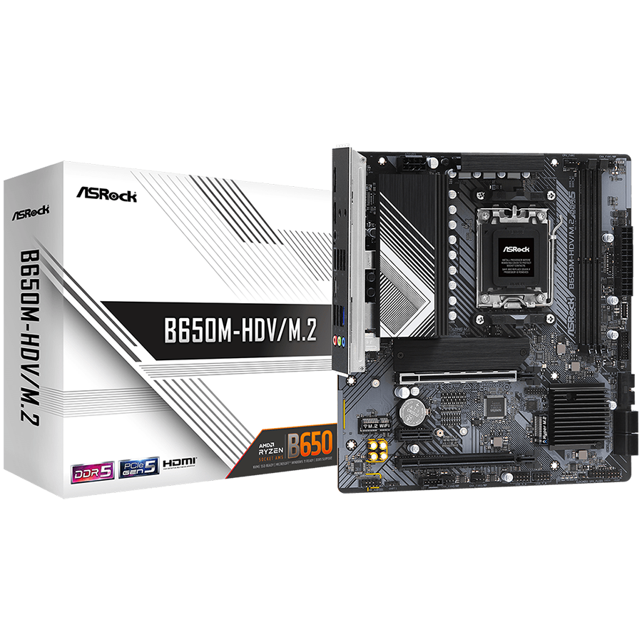 Asrock Дънна платка настолна (B650M-HDV/M.2)