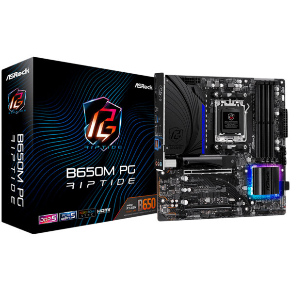 Asrock Дънна платка настолна (B650M PG RIPTIDE)