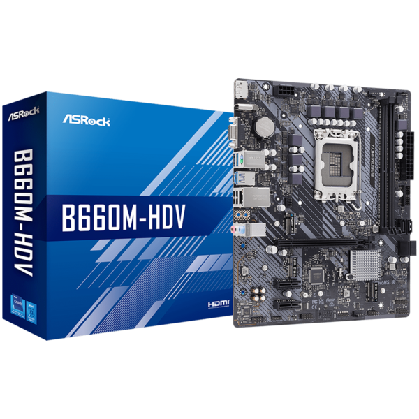 Asrock Дънна платка настолна (B660M-HDV)