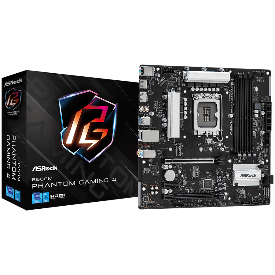Asrock Дънна платка настолна (B660M PHANTOM GAMING 4)