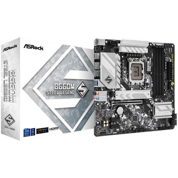Asrock Дънна платка настолна (B660M STEEL LEGEND)