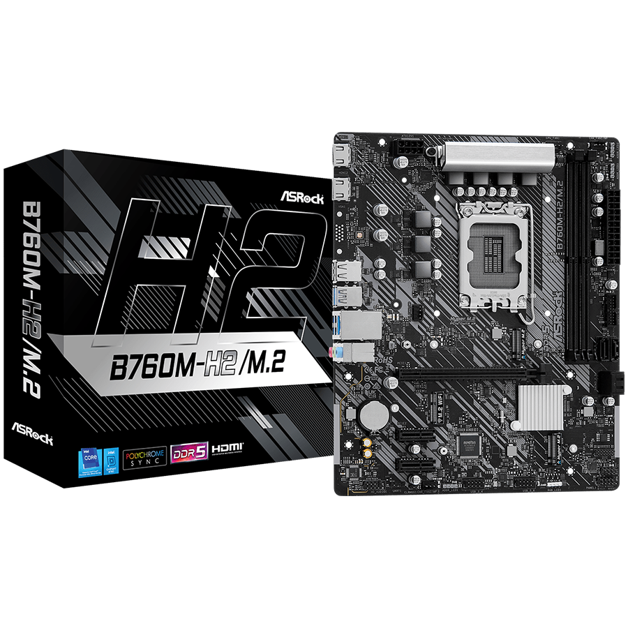 Asrock Дънна платка настолна (B760M-H2/M.2)