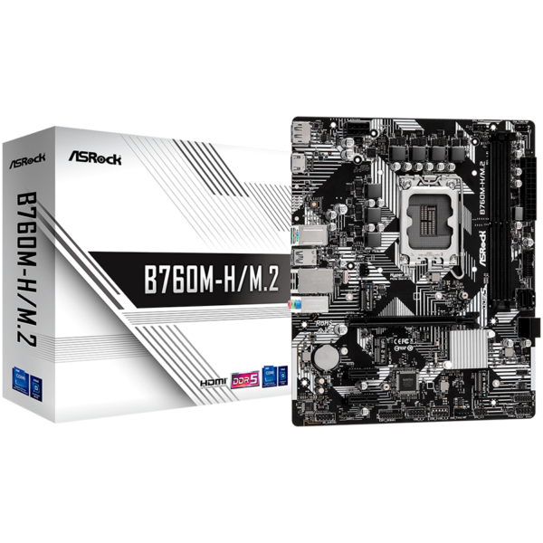 Asrock Дънна платка настолна (B760M-H/M.2)