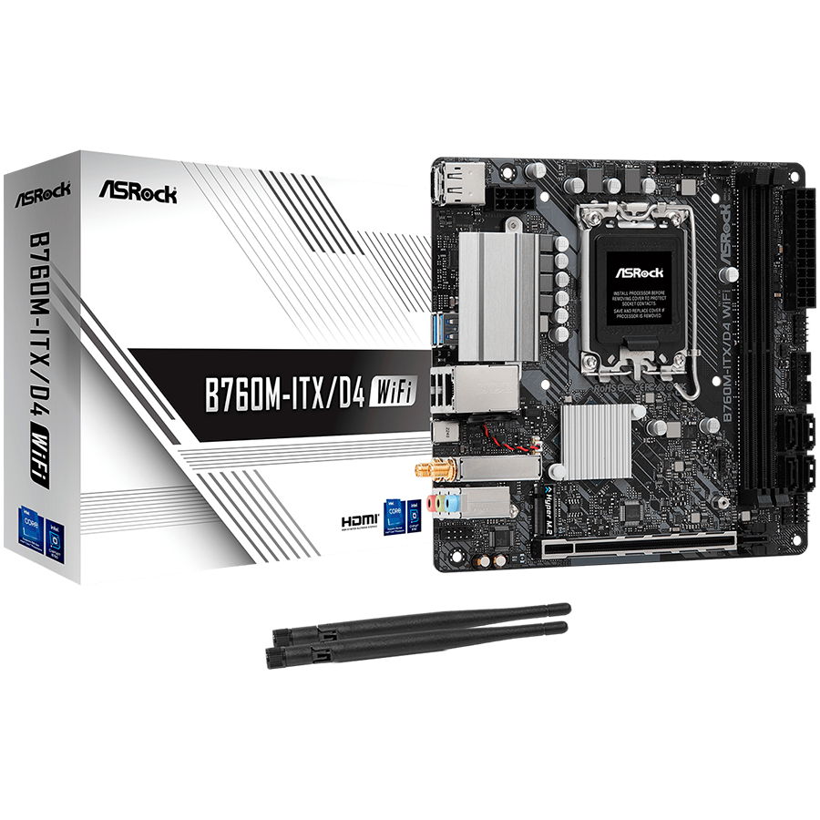 Asrock Дънна платка настолна (B760M-ITX/D4 WIFI)