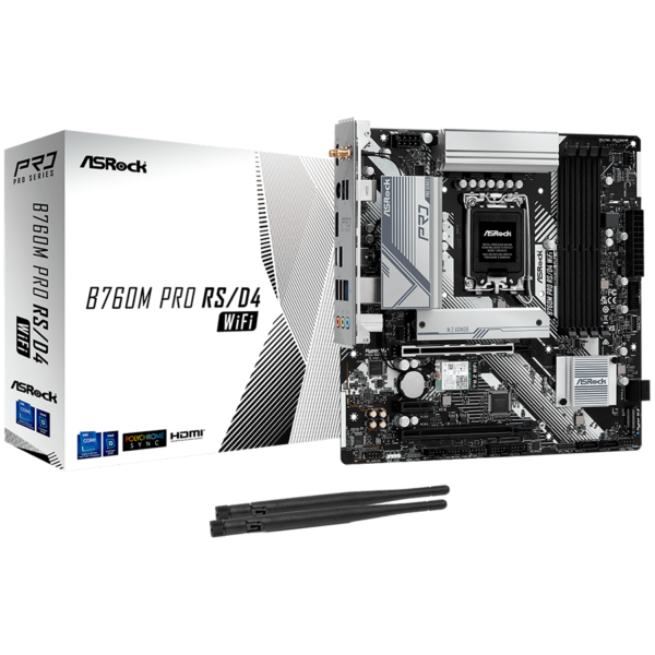 Asrock Дънна платка настолна (B760M PRO RS/D4 WIFI)