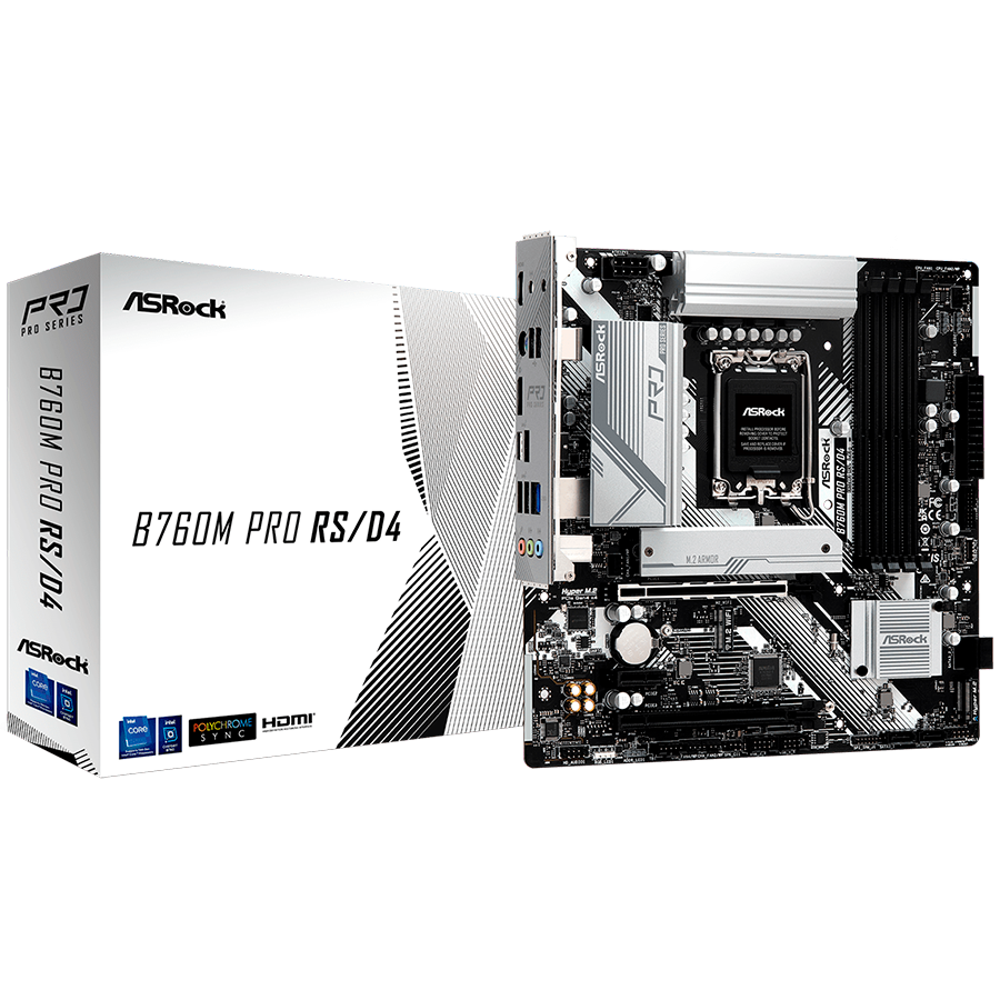 Asrock Дънна платка настолна (B760M PRO RS/D4)