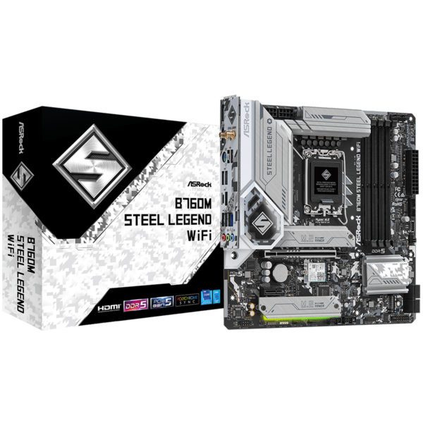 Asrock Дънна платка настолна (B760M STEEL LEGEND WIFI)