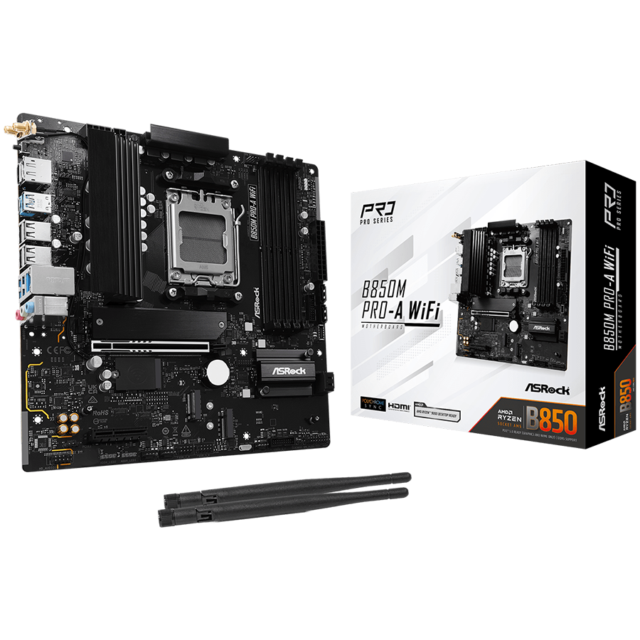 Asrock Дънна платка настолна (B850M PRO-A WIFI)