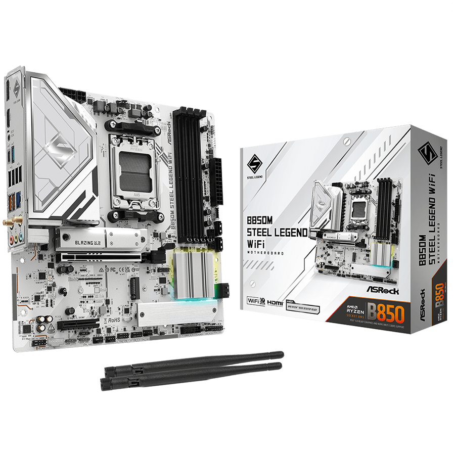 Asrock Дънна платка настолна (B850M STEEL LEGEND WIFI)