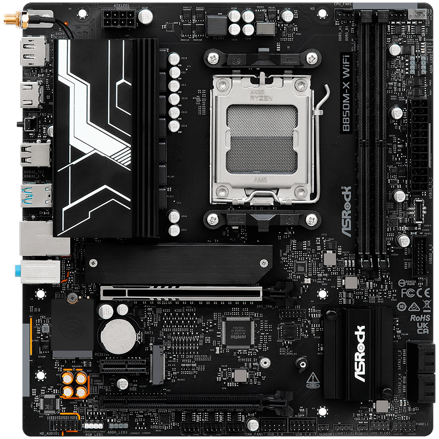 Asrock Дънна платка настолна (B850M-X WIFI R2.0)