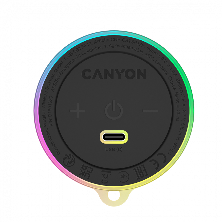 Canyon Bluetooth говорители (CNE-CBTSP13B)