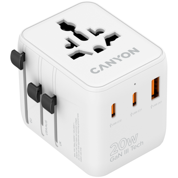 Canyon Адаптер за Захранване (CNS-TA20W1005W)
