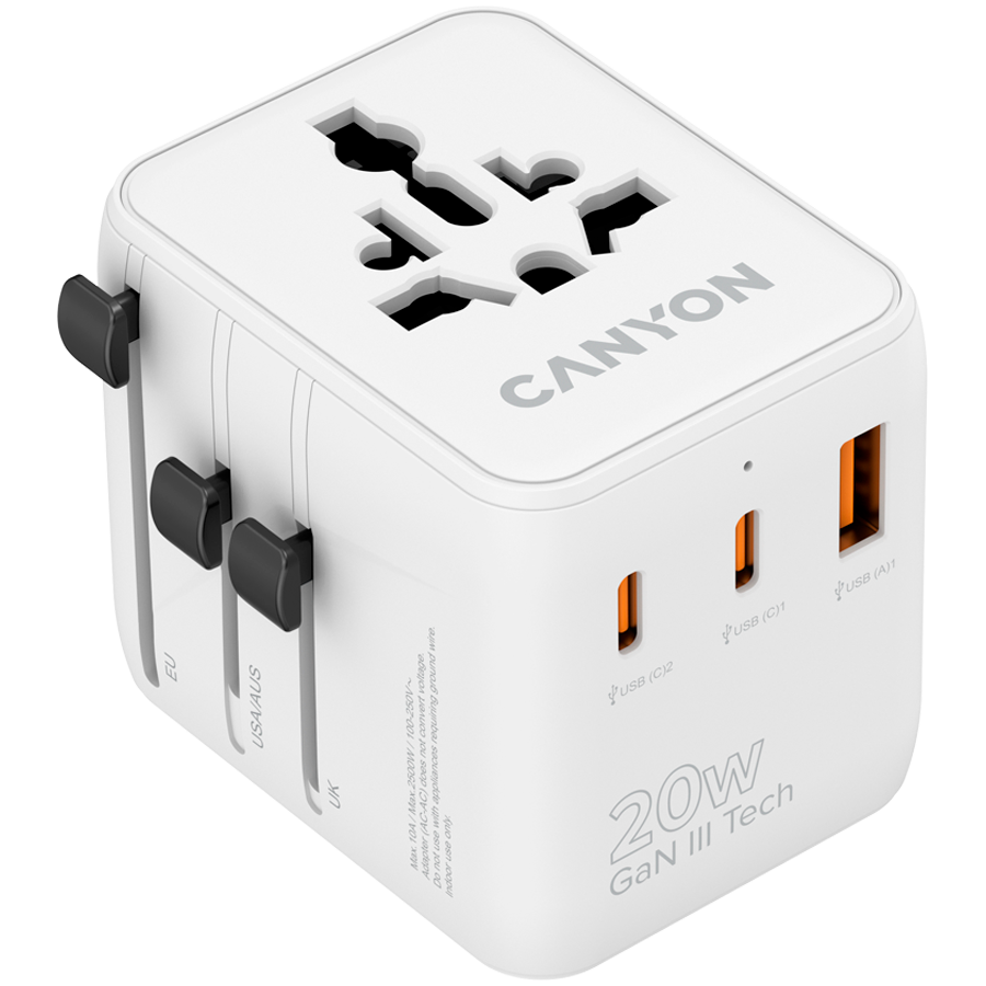 Canyon Адаптер за Захранване (CNS-TA20W1005W)