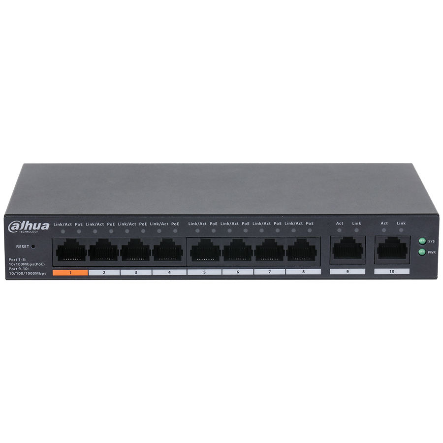 Dahua Electronic Мрежов Комутатор (CS4010-8ET-60)