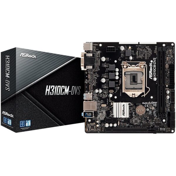 Asrock Дънна платка настолна (H310CM-DVS)