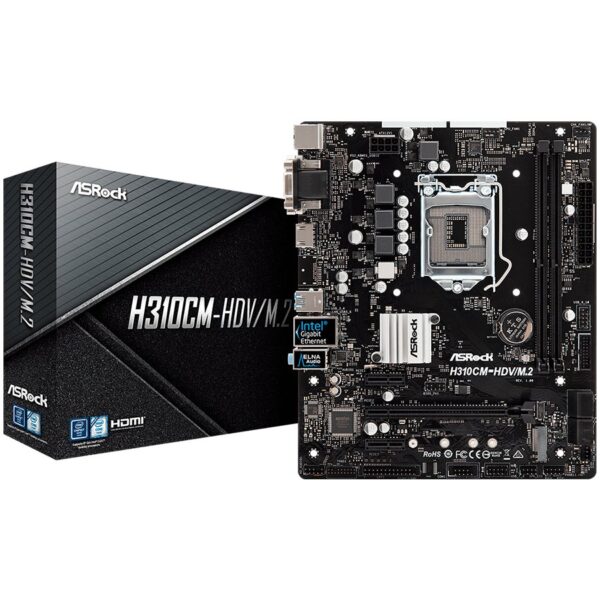 Asrock Дънна платка настолна (H310CM-HDV/M.2)