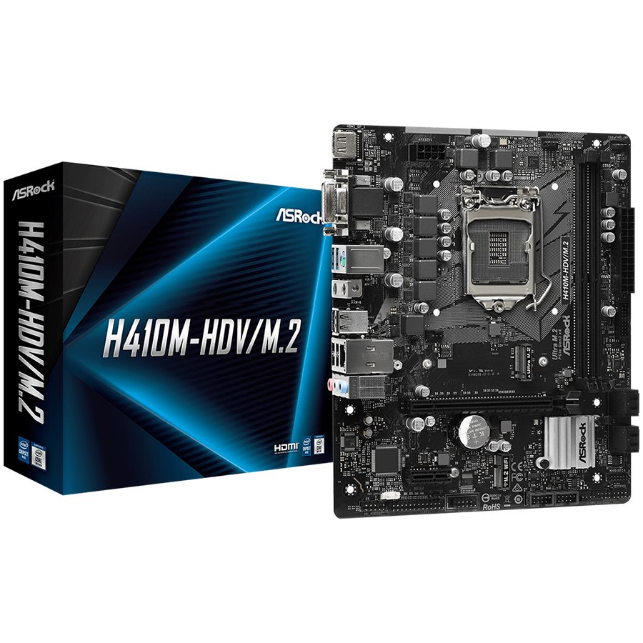 Asrock Дънна платка настолна (H410M-HDV/M.2)