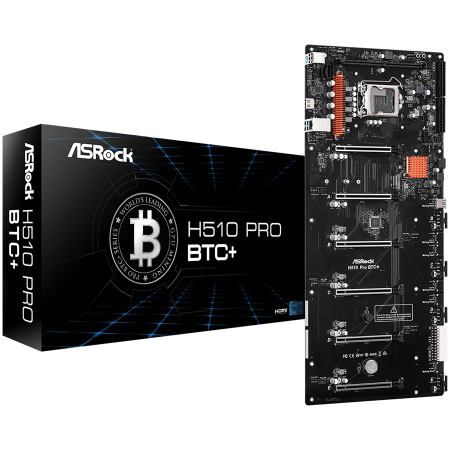 Asrock Дънна платка настолна (H510 PRO BTC PLUS)