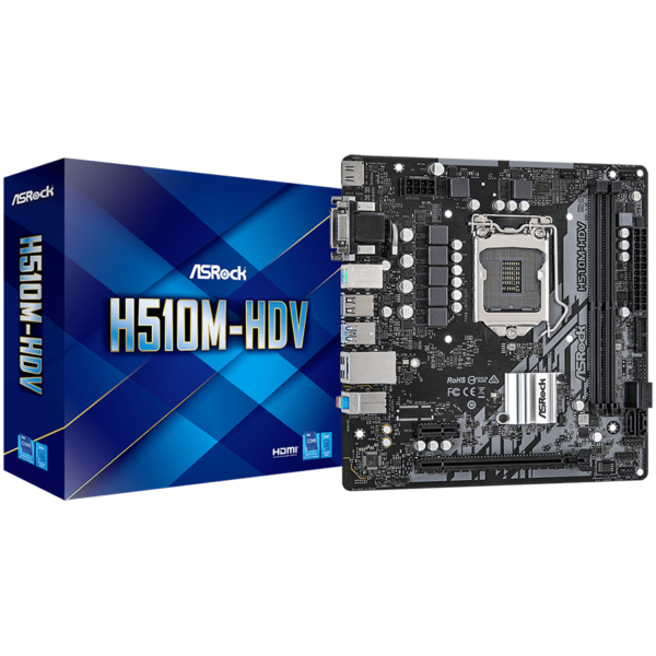 Asrock Дънна платка настолна (H510M-HDV)