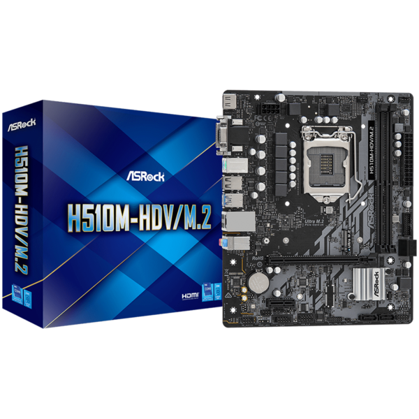 Asrock Дънна платка настолна (H510M-HDV/M.2)