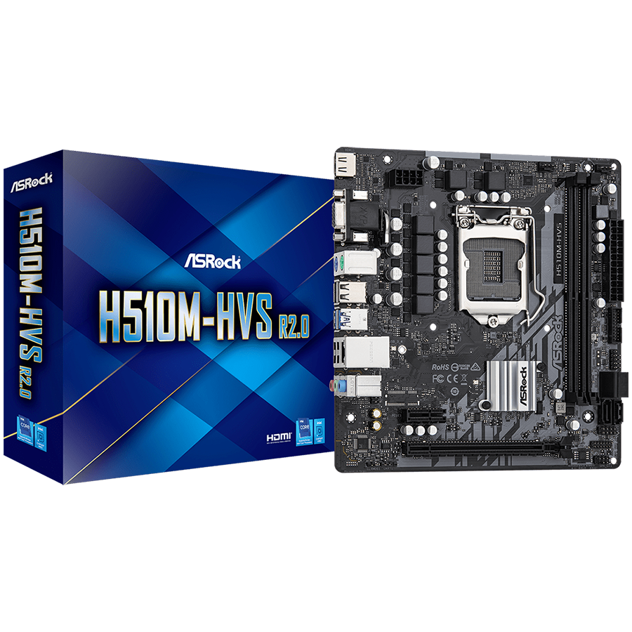 Asrock Дънна платка настолна (H510M-HVS R2.0)