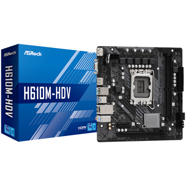 Asrock Дънна платка настолна (H610M-HDV)