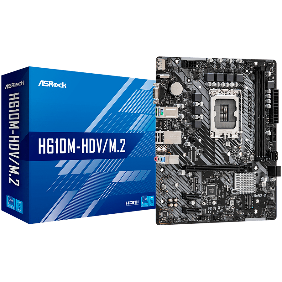 Asrock Дънна платка настолна (H610M-HDV/M.2)