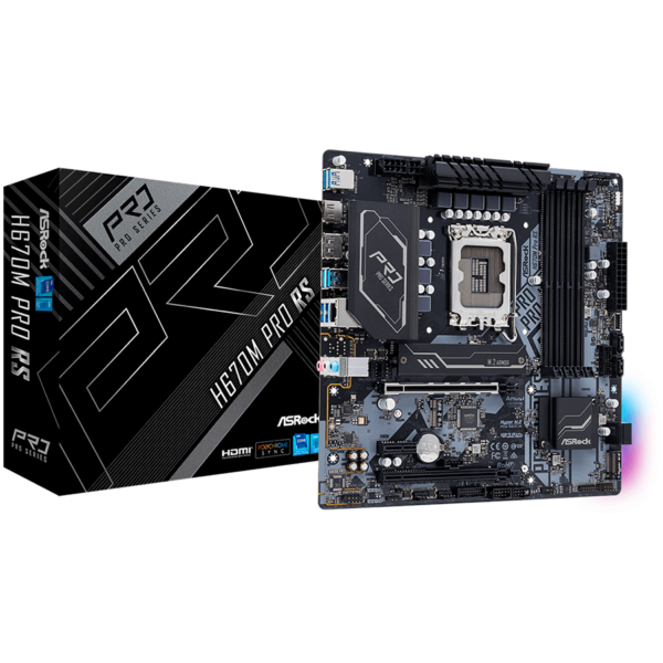 Asrock Дънна платка настолна (H670M PRO RS)