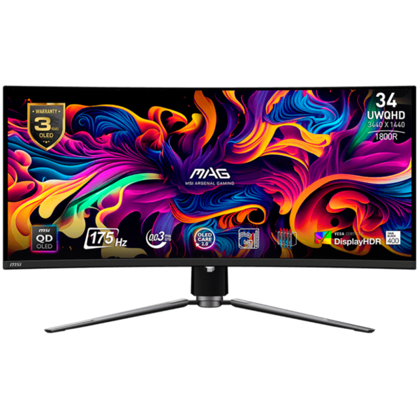 Msi LED Монитор (MAG_341CQP_QD-OLED)