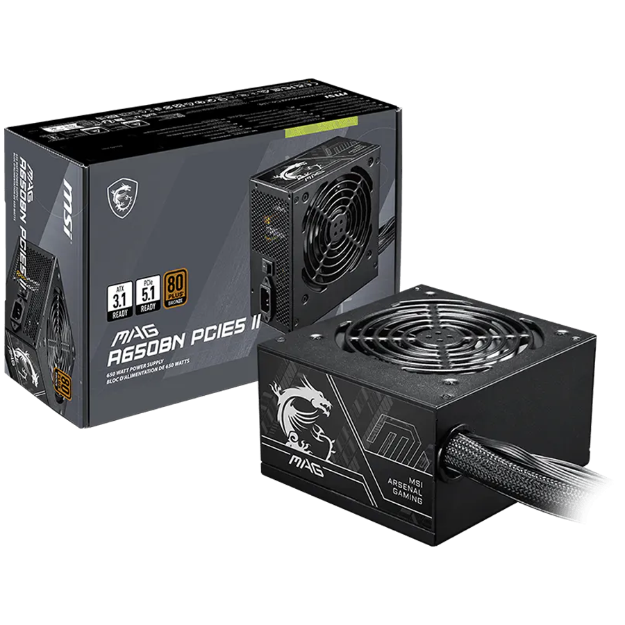 Msi Захранване (MAG_A650BN_PCIE5_II)