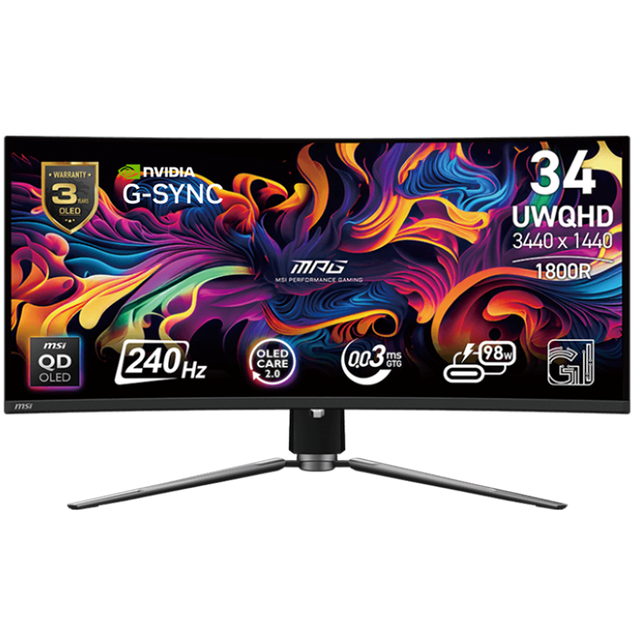 Msi LED Монитор (MPG_341CQPX_QD-OLED)