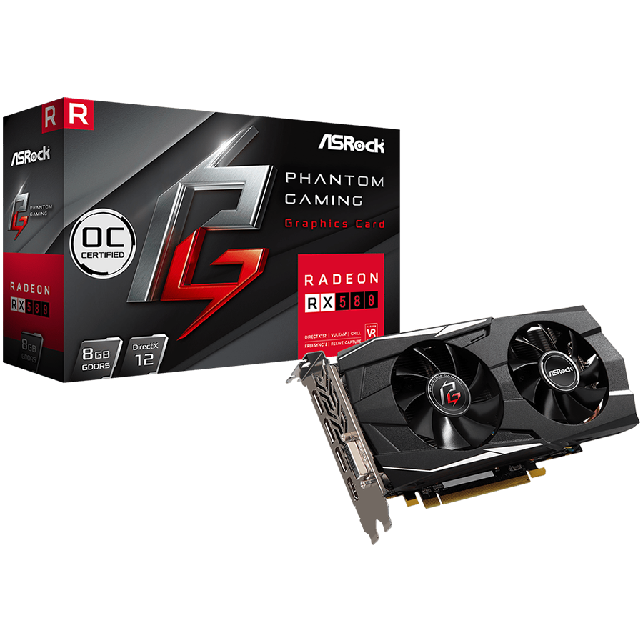 Asrock Видео Карта (PG_D_RADEON_RX580_8G_OC)